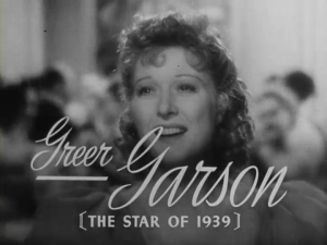 Greer Garson in a trailer for "Goodbye, Mr. Chips", 1939. Courtesy of Wikimedia Commons